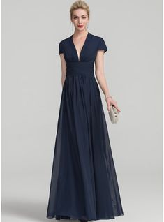 JJ's House Pleated Chiffon V-Neck Fall Spring Summer Winter A-line General Plus No Leg Slit Back Zip Elegant Simple Beach Minimalist Black Tie Dark Navy Height:5.8ft（176cm） Bust:32in（82cm）Waist:24in（61cm）Hips:35in（89cm） No Floor-Length Blue Model Name:Nika  Height:5. #JJ's House #Pleated #Chiffon #VNeck #Fall #Spring #Summer #Winter #Aline #General #Plus #NoLegSlit #BackZip #Elegant #Simple #Beach #Minimalist #BlackTie #DarkNavy #No #FloorLength #Blue Magic Dress, 파티 드레스, Tulle Evening Dress, Mother Of Groom Dresses, Cheap Evening Dresses, Satin Evening Dresses, Chiffon Evening Dresses, Chiffon Dress Long, Mob Dresses