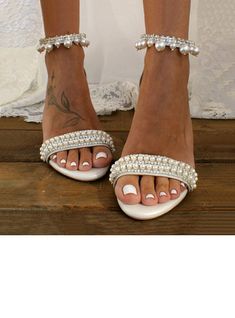 JJ's House Pearl Rhinestone Women's Block Heel Wedding Beach Summer Ankle Strap Sandals Wedding Sandals Bridal Shoes Elegant Faux Leather Buckle Open Toe Wedding Shoes. #JJ's House #Pearl #Rhinestone #Women's #BlockHeel #Wedding #Beach #Summer #AnkleStrapSandals #WeddingSandals #BridalShoes #Elegant #FauxLeather #Buckle #OpenToe #WeddingShoes Wedding Guest Heels, White Block Heels, Bridesmaid Dresses Boho, Elegant Heels, Bridal Sandals, Prom Dresses Two Piece, Open Toe High Heels, Wedding Sandals, Chunky Heels Sandals