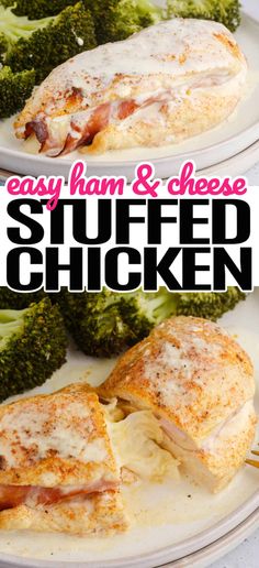 this easy ham and cheese stuffed chicken recipe is the perfect meal for busy weeknight