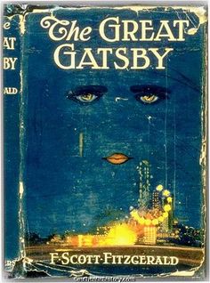 the great gatsby by f scott fitzgerald, illustrated by h scott fitzgerald in an old book