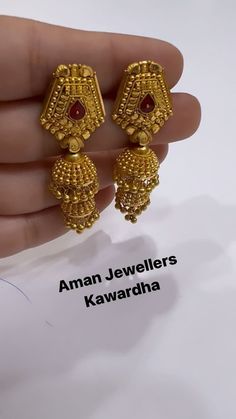 Jumki Gold, Gold Jwellary, Antique Gold Earrings, Delicate Gold Jewelry, Gold Jhumka Earrings, Gold Bangles For Women