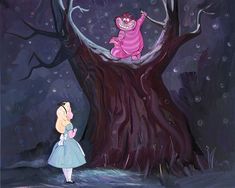 Disney Fine Art, Disney Collector, Fine Artwork, Princesa Disney, Disney Alice, Lewis Carroll, Art Programs, Cheshire Cat, Disney Art