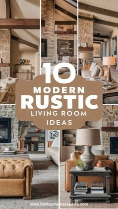 the top ten modern rustic living room ideas