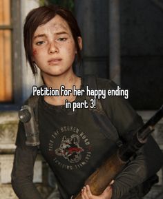 #thelastofus #ellie #elliewilliams #tlou #whisper Made by me! Tlou Quotes, Ellie Williams Pfp, Dina Tlou, Masc Lesbian, Ellie Tlou, Joel And Ellie, Ellie Ellie, The Last Of Us2