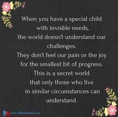 Special Needs Quotes, Sensory Disorder, Awareness Tattoo, Chd Awareness, Special Needs Mom, Mom Life Quotes, Art Therapy Activities, Special Kids