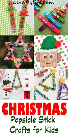 christmas popsicle stick crafts for kids