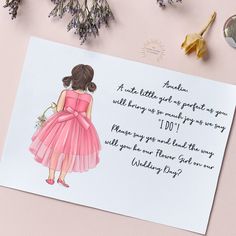 "Will You Be Our Flower Girl Card Congratulations on your upcoming wedding! I'm excited to offer you a variety of personalized Bridesmaid Proposal cards that are designed to make this special day even more special. I hope that these cards will be a meaningful way to show your appreciation for your best friends and make them feel appreciated and loved. (With a little giggle) Thank you for considering me to create for this special occasion! Choose from a variety of available graphics via listing p Flower Girl Proposal Card, Flower Girl Asking Ideas, Will You Be My Flower Girl, Flower Girl Proposal Ideas, Asking Flower Girl, Bridesmaid Printable, Flower Girl Proposal, Flower Girl Card, 2025 Wedding