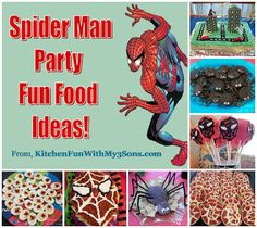 spider man party fun food ideas