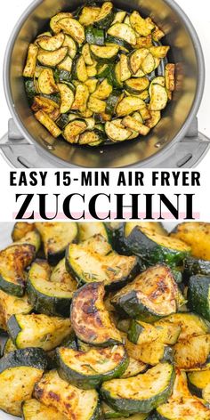 zucchini is an easy and delicious side dish that can be made in less than 15 minutes