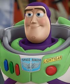 the character buzz lightyear from toy story