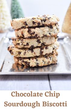 chocolate chip sandwich biscuits stacked on top of each other