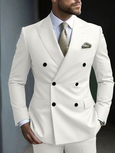 Suits For Men, Suited Men, Wearing Outfits, Blazer Outfits Men, Classy Outfits Men, Green Tips