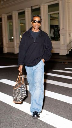 Asap Rocky Loafers, Asap Rocky Bottega Veneta, Asap Rocky Outfits Style, Asap Rocky Street Style, Asap Rocky Fits, Asap Rocky Style, Asap Rocky Outfits, Nice Casual Outfits For Men, Best Celebrity Outfits