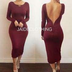 -Jaide Clothing @jaideclothing Instagram photos | Websta (Webstagram) Backout Dress, Nice Outfits, Va Va Voom, Mode Inspiration, Fashion Killa, Birthday Outfit, Backless Dress Formal, Dress To Impress