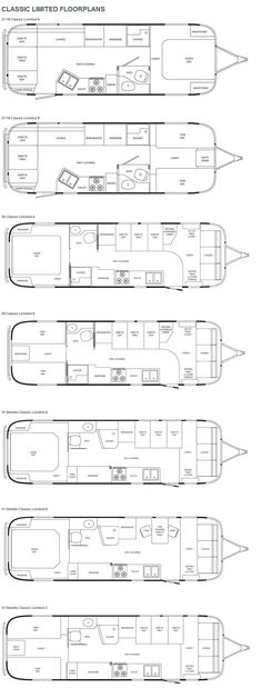 the floor plan for a boat that is not in use, and has three different sections