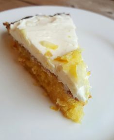 a piece of cake sitting on top of a white plate