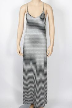 Great Pre-owned Condition (No visible signs of wear but has been hemmed approximately 1 inch to length shown in photos) Size: Small Color: Gray & Black T-Back Striped Print 100% Cotton Forever 21 Casual Fitted Midi Dress, Casual Midi Dress From Forever 21, Casual Fitted Midi Dress By Forever 21, Casual Forever 21 Maxi Dress, Fitted Forever 21 Maxi Dress, Striped Maxi, Striped Maxi Dresses, Grey Stripes, 1 Inch