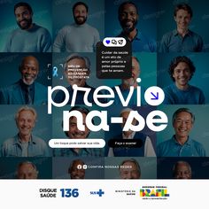 an image of people with different expressions on their faces and the words preevio na - pe