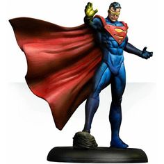 a statue of a man dressed as superman