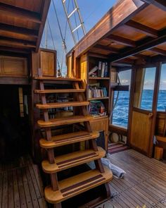 Wooden Boat Aesthetic, Boat Living Aesthetic, Sailboat Interior Aesthetic, Steamboat Aesthetic, Living On Sailboat, Living In A Boat, Sailboat Living Boat Life, Sailboat Living Interiors, Houseboat Aesthetic