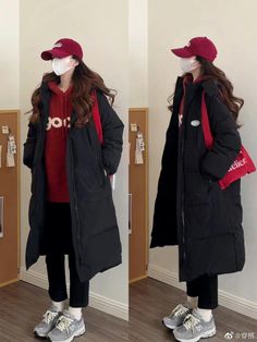 South Korean Fall Outfits, Canada Dressing Style, South Korea Winter Outfit, Winter Outfit Korean Style, Korean Winter Fashion Women, Korean University Fashion, Winter Ootd Korean, Korean Winter Outfits Women, Canada Winter Outfit