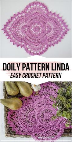 crochet doily pattern lindaa easy crochet patterns for beginners