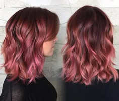 Ver esta foto do Instagram de @butterflyloftsalon • 1,197 curtidas Ombre Bob, Hair Color Rose Gold, Pulp Riot Hair, Pulp Riot, Hair Color And Cut, Hair Inspiration Color, Hair Inspo Color, Cool Hair Color, Gold Hair