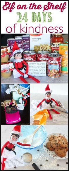 elf on the shelf with 24 days of kindredness and free printables