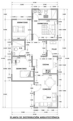 the floor plan for a small house