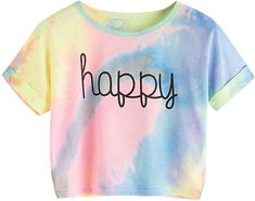 Shop #Amazon fashion's hottest tie dye looks to rock out this summer!  #Amazon #Amazon fashion #Amazon fashion finds #tiedye #tie-dye #tiedyeshirts tie dye, cute tie dye outfits, rainbow tie dye, tie dye background, tie dye designs, tie dye dress, tie dye fashion, tie dye hoodies, tie dye ideas, tie dye outfits, tie dye patterns, tie dye sweatshirt, tie dye t shirts, SweatyRocks Letter Print Tee, Tie Dye Rainbow, Pastel Tie Dye, Tie Dye Crop Top, 90's Fashion, Tie Dye Shirts, Short T Shirt, Crop Top And Shorts