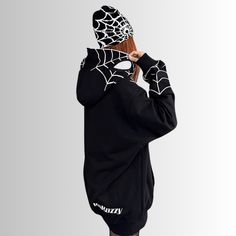 Transform your wardrobe with our Dark Spider-Man Embroidered Hoodie. This exclusive piece features intricate embroidery, elevating your style to the next level. Made from premium materials, its comfort and style are unmatched. Embrace the sophistication of our hoodie and make a statement wherever you go. Features: -100% Cotton -Fixed Hood -Full zip closure -Ribbed Cuffs And Hem -Super Soft Fabric -Spider Jacquard Design -Solid Color -High Street style