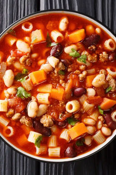 Barefoot Contessa Pasta Fagioli Soup Recipe Kidney Bean Recipes, Pasta Fagioli Soup Recipe, Soup With Vegetables, Recipes With Kidney Beans, Bean And Vegetable Soup, Pasta Fagioli Recipe, Barefoot Contessa Recipes, Pasta Fagioli Soup, Pasta E Fagioli Soup