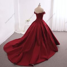 Burgundy Princess Dress Ball Gown Custom Formal Dress | Etsy Princess Ball Gown With Sweep Train For Prom, Fitted Quinceanera Dress With Sweep Train, Princess Dress With Fitted Bodice For Quinceanera Prom Season, Fitted Ball Gown Quinceanera Dress With Sweep Train, Princess Ball Gown With Fitted Bodice For Banquet, Fitted Quinceanera Dress With Sweep Train Ball Gown, Floor-length Princess Dress For Debutante Ball And Prom Season, Floor-length Princess Dress For Debutante Ball During Prom Season, Princess Style Fitted Quinceanera Dress