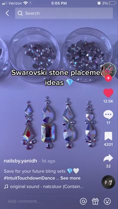 Rhine Stone Placement On Nails, Gem Acrylic Nails Jewels, How To Apply Gems To Nails, Rhinestone Nail Designs Pattern, Short Bling Nails Rhinestones Crystals, Full Rhinestone Nails, Nail Crystal Placement, Rine Stone Nails Designs