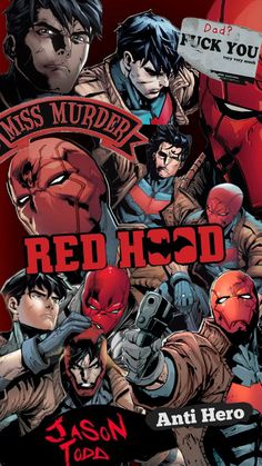 #redhood #jasontodd #dccomics Red Hood Dc, The Red Hood, Morpheus Sandman, Jason Todd Robin, Red Hood Jason Todd, Qhd Wallpaper, Jason Todd, Dc Characters, Young Justice