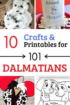 the top ten crafts and printables for dalmatians