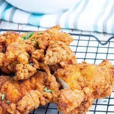 Crispy Crunchy Fried Chicken Breast Crispy Juicy Tender, Crunchy Fried Chicken, Fried Chicken Breast Recipe, Creamy Potato Salad