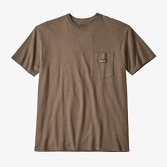 Shrugging off the inevitable wear-and-tear of long days on the job  our Work Pocket Tee Shirt is made from a soft and sturdy 8.4-oz 55% industrial hemp/45% organic cotton blend. A single large pocket with the Patagonia Workwear P-6 logo sits on the left chest. Fair Trade Certified™ sewn. Outdoor Tops With Side Pockets And Relaxed Fit, Cotton T-shirt With Side Pockets For Everyday, Outdoor Relaxed Fit T-shirt With Pockets, Relaxed Fit Organic Cotton Top With Pockets, Cotton T-shirt With Pockets For Outdoor, Organic Cotton Crew Neck Tops With Pockets, Crew Neck Tops With Pockets In Organic Cotton, Relaxed Fit Cotton T-shirt With Chest Pocket, Cotton T-shirt With Left Chest Pocket In Relaxed Fit