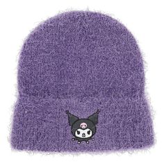 Sanrio Hat, Purple Beanie, Hunter Logo, Friends Merchandise, Hello Kitty Friends, Sanrio Kuromi, Christmas Characters, Pom Beanie, Sew On Patches