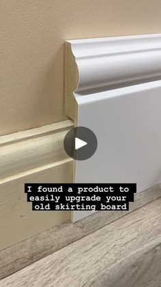 a video demonstrating how to install an old skirting board