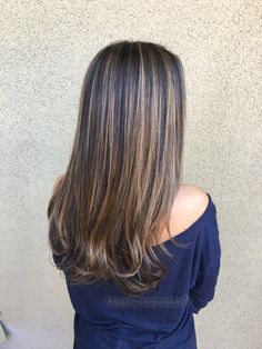 Mousy Brown Highlights, Megan Skiendiel, Balayage On Dark Hair, Korean Long Hair, Beauty Hair Color, Long Hair Tips, Hair Inspiration Long