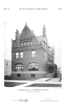 an old black and white photo of a building