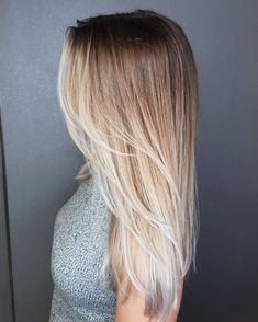 Balayage Hair Blonde Straight, Brown To Blonde Ombre Hair, Hair Curtain, Balayage Straight, Balayage Straight Hair, Ombre Hair Blonde, Straight Blonde Hair