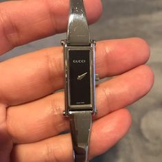 Silver Watch Gucci Watch, Gucci Accessories, Square Watch, Silver Watch, Accessories Watches, Women Accessories, Gucci, Silver, Women Shopping