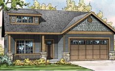 this is an artist's rendering of these garage plans