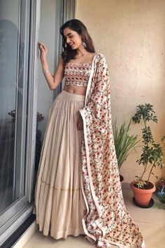 Simple Lengha, Diwali Fits, Label Anushree, Desi Fits, Printed Lehenga, Trendy Outfits Indian, Doremon Cartoon