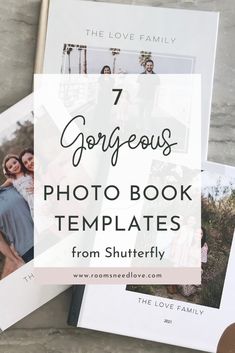 the 7 gorgeous photo book templates from shutterfly to save your family's photos