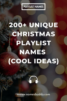 200+ Unique Christmas Playlist Names Christmas Playlist Names, Christmas Playlist, Playlist Names Ideas, Wrapping Presents, Christmas Musical, Christmas Albums, Christmas Love