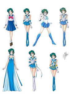 Sailor Moon Outfit Inspired, Sailor Mercury Cosplay, Sailor Moon Mercury, Moon Outfit, Moon Fanart, Powerpuff Girls Characters