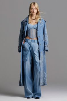 Ermanno Scervino Resort 2024 Fashion Show | Vogue Denim Spring 2024, Resort 2024, 2024 Style, Denim Wear, All Jeans, Estilo Chic, Big Ideas, Ermanno Scervino